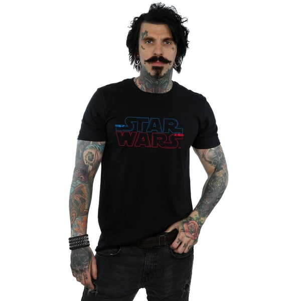 Star Wars Miesten Valosapeli Logo T-paita
