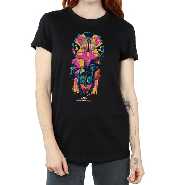 Marvel Womens/Ladies Thor Ragnarok Character Totem Cotton Boyfriend T-Shirt