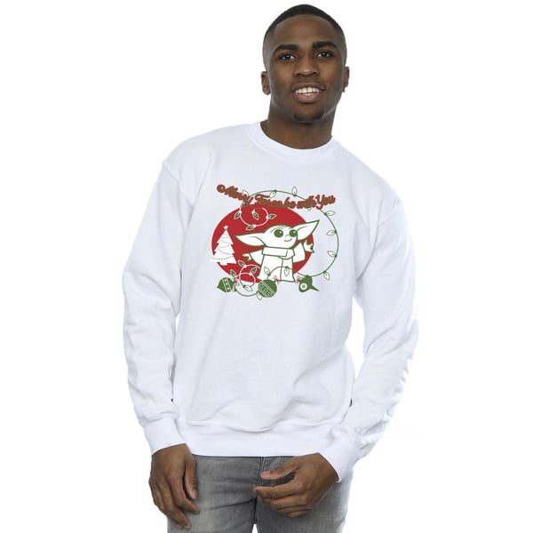 Star Wars The Mandalorian Mens Baby Yoda Force Be With You Sweatshirt