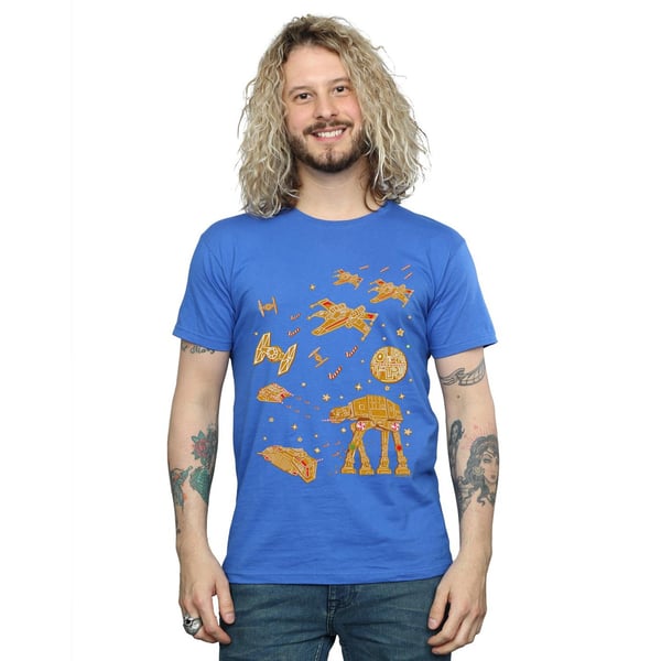 Star Wars Mens Gingerbread Battle T-Shirt