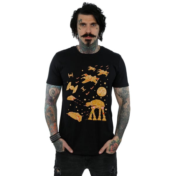 Star Wars Mens Gingerbread Battle T-Shirt