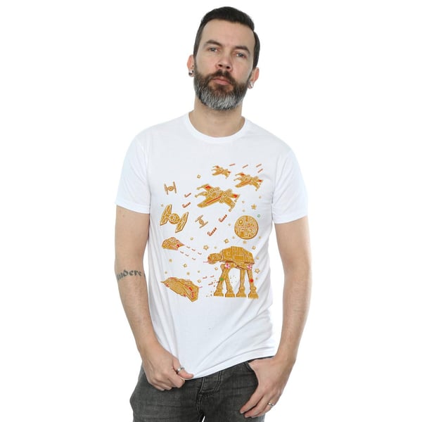 Star Wars Mens Gingerbread Battle T-Shirt