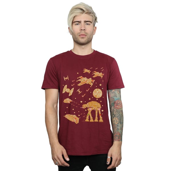 Star Wars Mens Gingerbread Battle T-Shirt