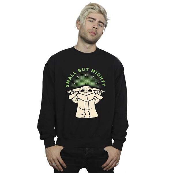 Star Wars Mens The Mandalorian Small But Mighty Grogu Sweatshirt