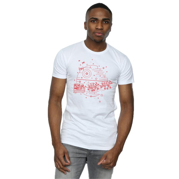 Star Wars Mens Death Star Sleigh T-Shirt
