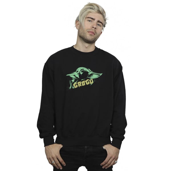 Star Wars Mens The Mandalorian Grogu The Child Splat Sweatshirt