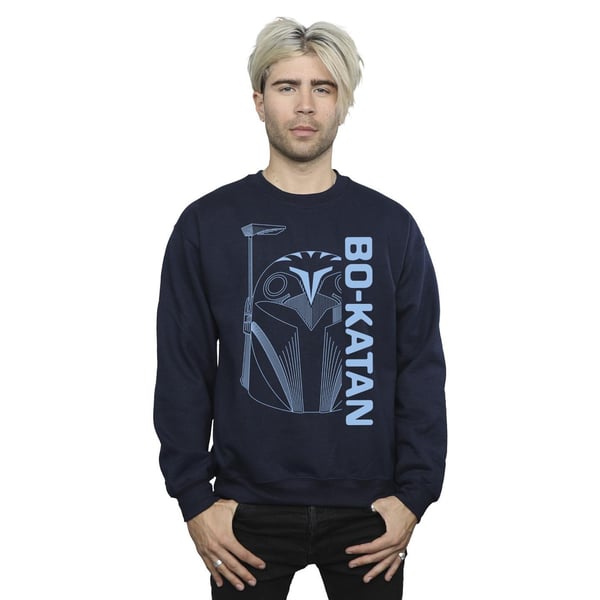 Star Wars Mens The Mandalorian Bo Katan Helm Sweatshirt
