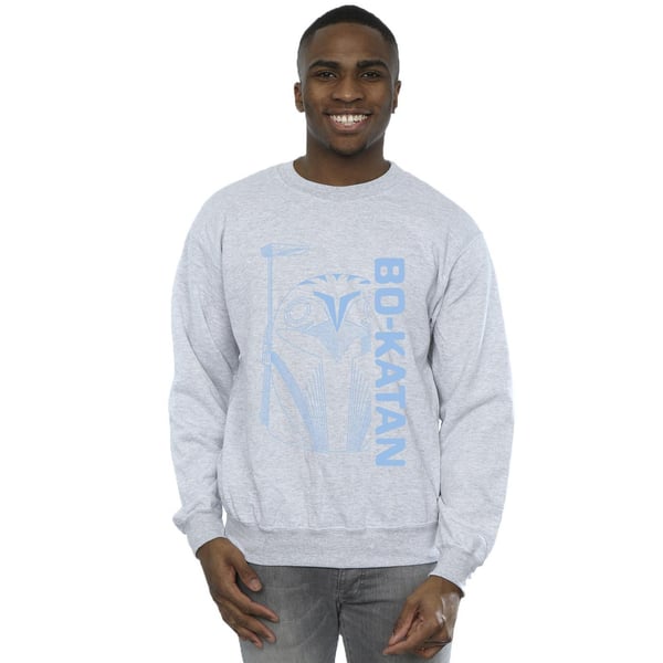 Star Wars Mens The Mandalorian Bo Katan Helm Sweatshirt