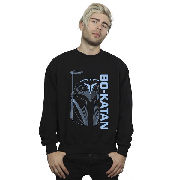 Star Wars Mens The Mandalorian Bo Katan Helm Sweatshirt