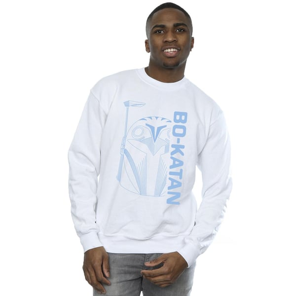 Star Wars Mens The Mandalorian Bo Katan Helm Sweatshirt