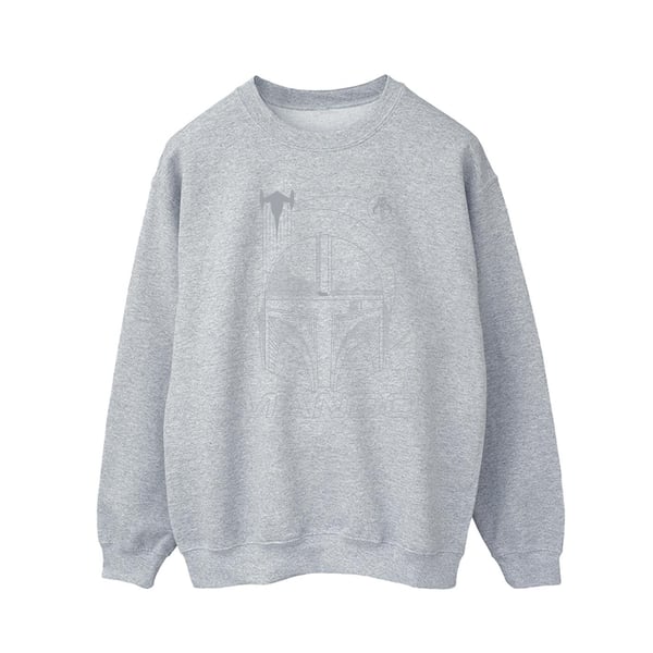 Star Wars Mens The Mandalorian Rings Helmet Sweatshirt