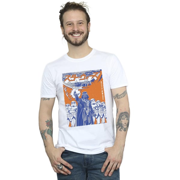 Star Wars Mens Vader International Poster T-Shirt
