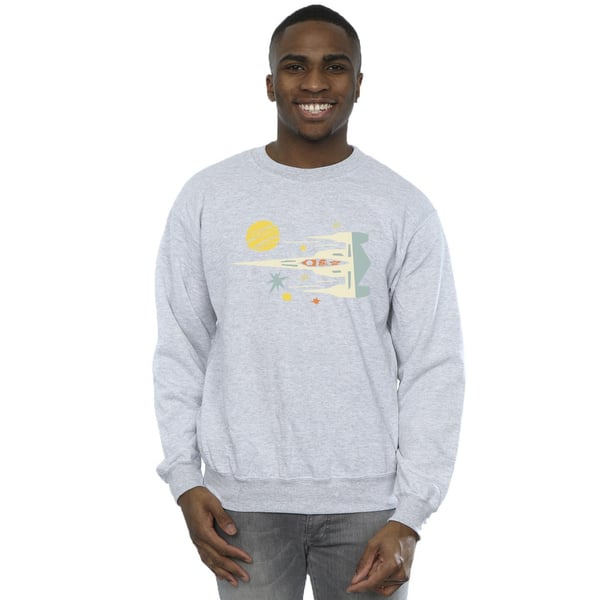 Star Wars Mens The Mandalorian Cutout Ship Sweatshirt
