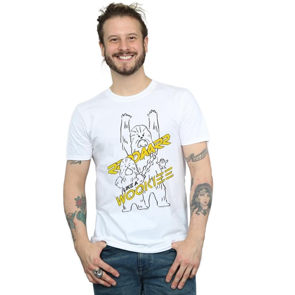 Star Wars Mens Roar Like A Wookiee T-Shirt