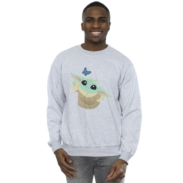 Star Wars Mens The Mandalorian Butterfly Catching Sweatshirt