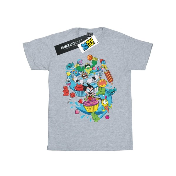 DC Comics Womens/Ladies Teen Titans Go Candy Mania Cotton Boyfriend T-Shirt