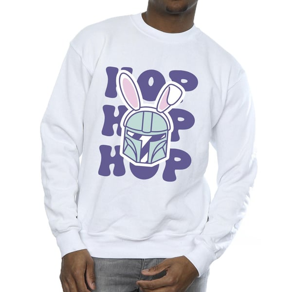 Star Wars Mens The Mandalorian Hop Into Easter Sweatshirt