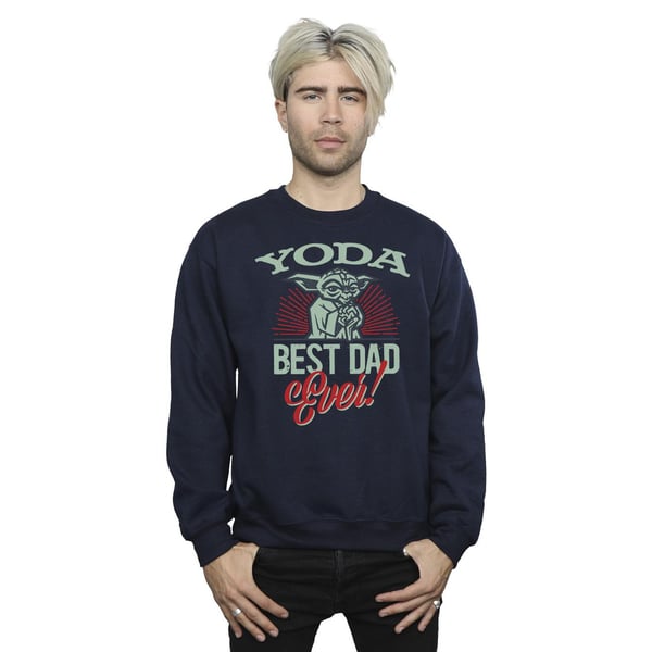 Star Wars Mens Mandalorian Yoda Dad Sweatshirt