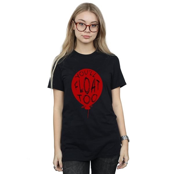 It Womens/Ladies Pennywise You´ll Float Too Cotton Boyfriend T-Shirt