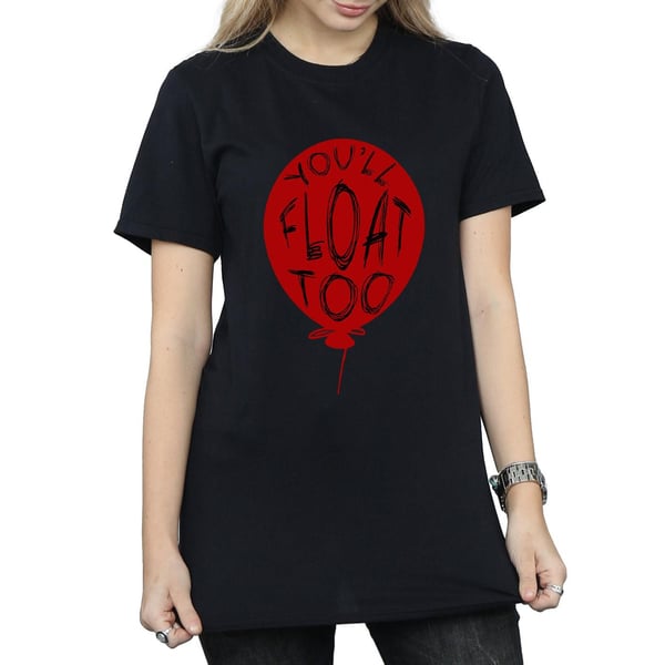 It Womens/Ladies Pennywise You´ll Float Too Cotton Boyfriend T-Shirt