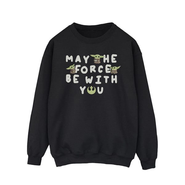 Star Wars Mens The Mandalorian Grogu May The Force Be With You Sweatshirt