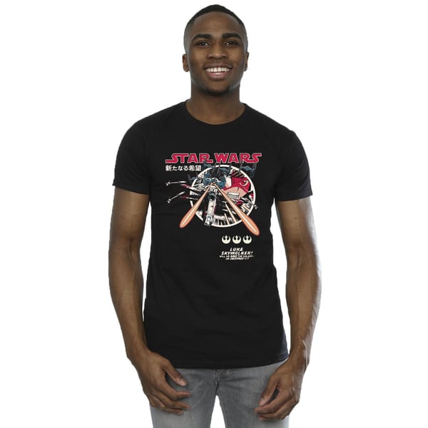 Star Wars Mens Classic Luke Manga T-Shirt