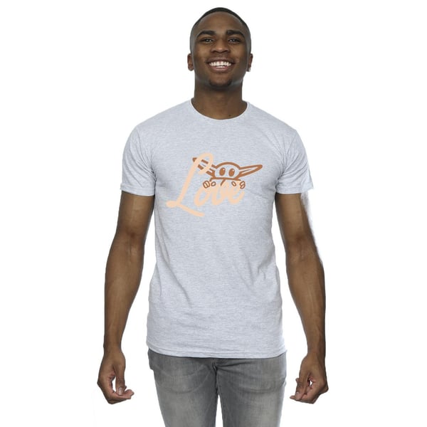 Star Wars Mens Grogu Love T-Shirt