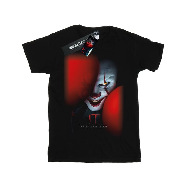 It Chapter 2 Womens/Ladies Pennywise Behind The Balloons Cotton Boyfriend T-Shirt