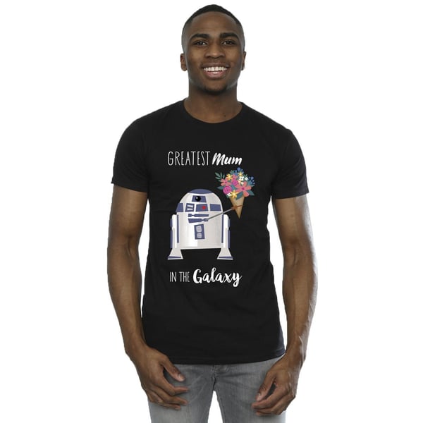 Star Wars Mens R2D2 Greatest Mum T-Shirt