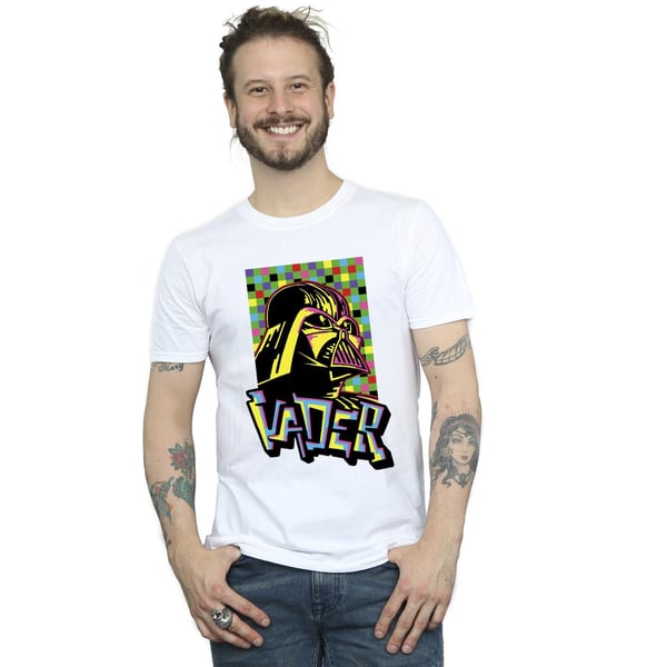 Star Wars miesten Vader Graffiti Pop Art T-paita