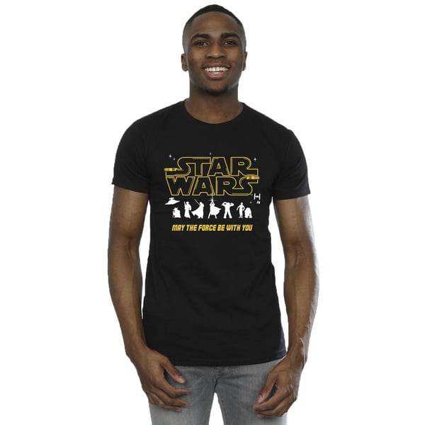 Star Wars Mens Silhouettes Force T-Shirt