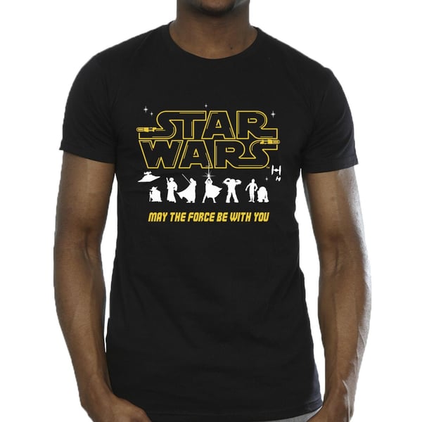 Star Wars Mens Silhouettes Force T-Shirt
