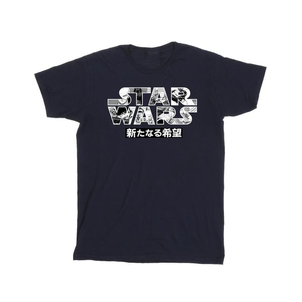 Star Wars Mens Japanese Logo T-Shirt