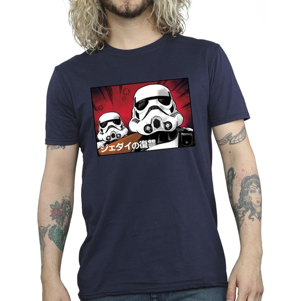Star Wars Mens Stormtrooper Japanese T-Shirt