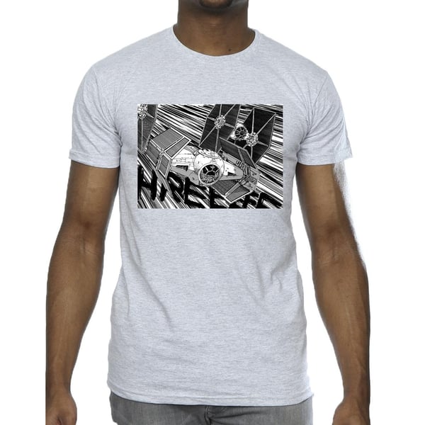 Star Wars Mens Anime Plane T-Shirt