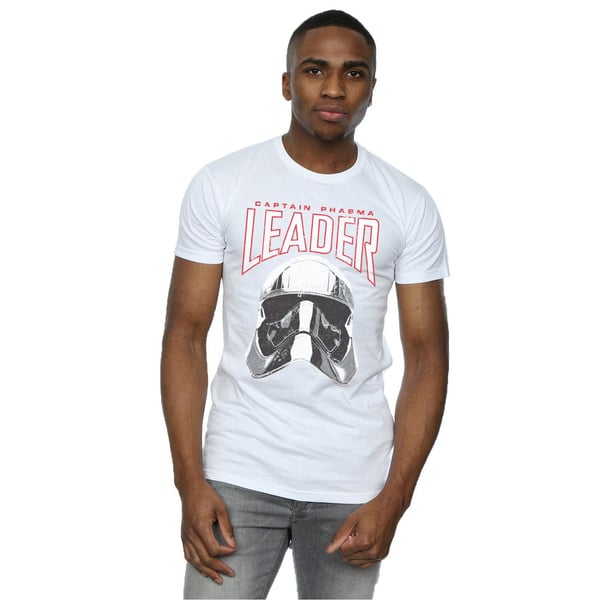 Star Wars Mens The Last Jedi Leader Helmet T-Shirt