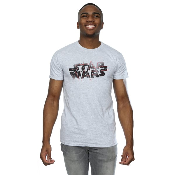 Star Wars Mens The Last Jedi Spray Logo T-Shirt