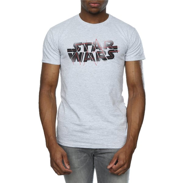 Star Wars Mens The Last Jedi Spray Logo T-Shirt
