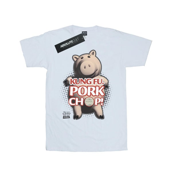 Disney Womens/Ladies Toy Story Kung Fu Pork Chop Cotton Boyfriend T-Shirt