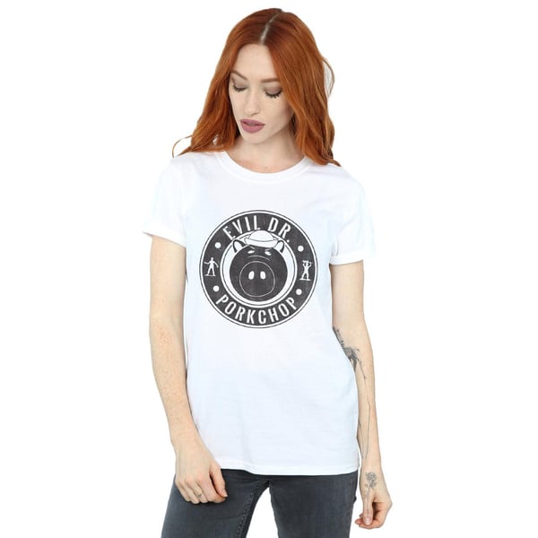 Disney Womens/Ladies Toy Story Evil Dr Pork Chop Logo Cotton Boyfriend T-Shirt