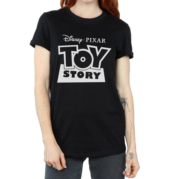 Disney Womens/Ladies Toy Story Logo Outline Cotton Boyfriend T-Shirt