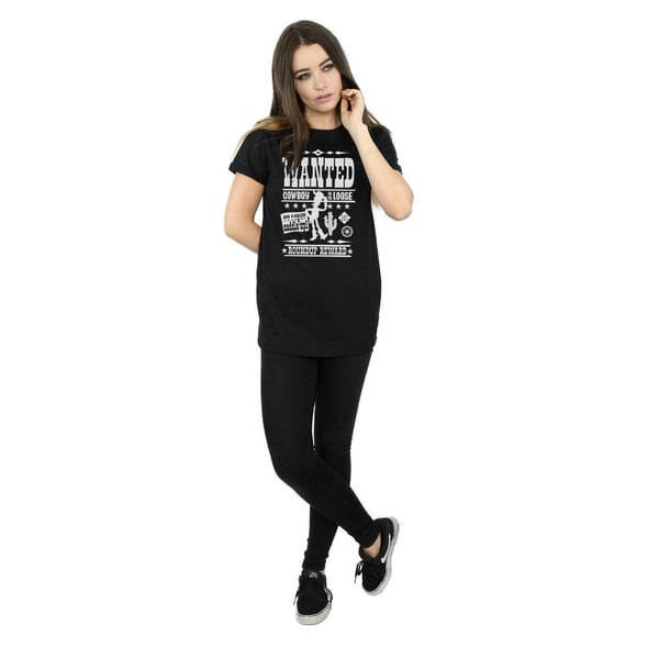 Disney Womens/Ladies Toy Story Wanted Poster Cotton Boyfriend T-Shirt