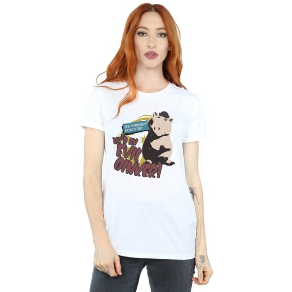 Disney Womens/Ladies Toy Story Evil Oinker Cotton Boyfriend T-Shirt