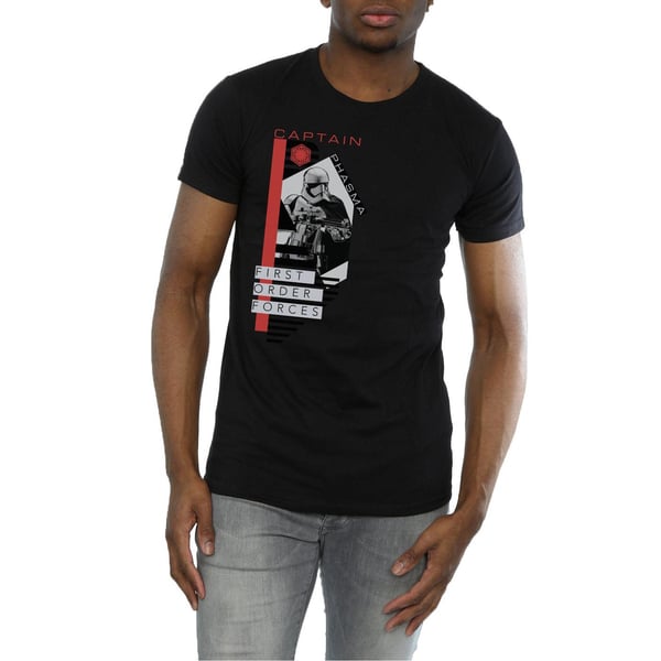 Star Wars Mens The Last Jedi Captain Phasma T-Shirt