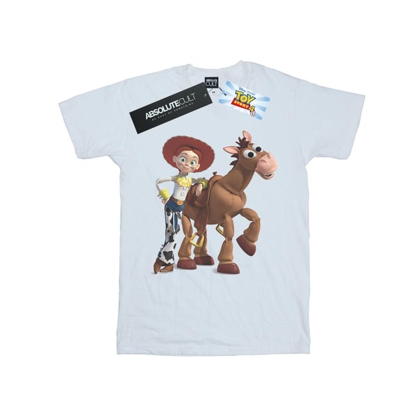 Disney Womens/Ladies Toy Story 4 Jessie And Bullseye Cotton Boyfriend T-Shirt
