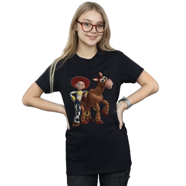 Disney Womens/Ladies Toy Story 4 Jessie And Bullseye Cotton Boyfriend T-Shirt