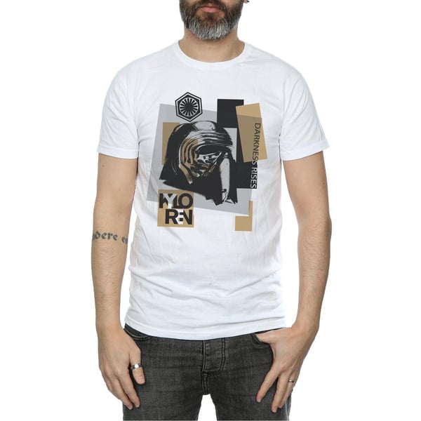 Star Wars Mens The Last Jedi Kylo Ren Patchwork T-Shirt