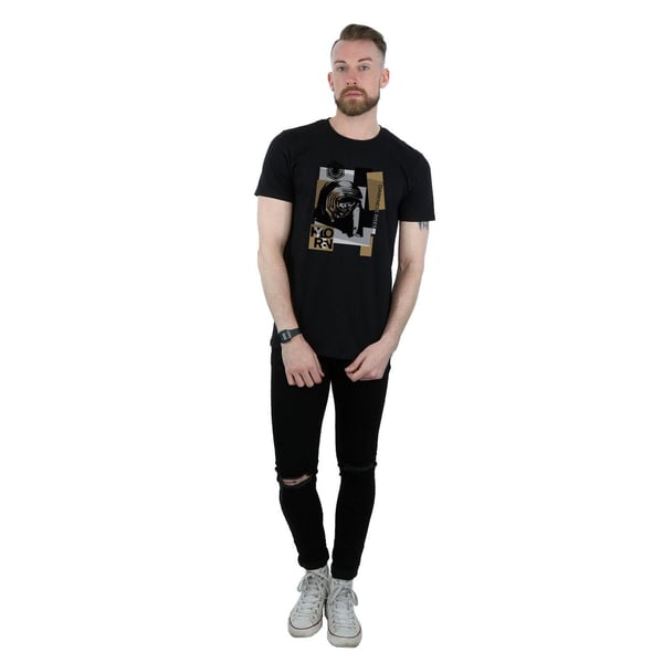Star Wars Mens The Last Jedi Kylo Ren Patchwork T-Shirt