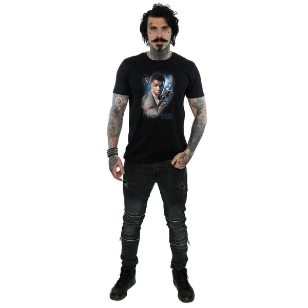 Star Wars Mens The Last Jedi Finn Brushed T-Shirt