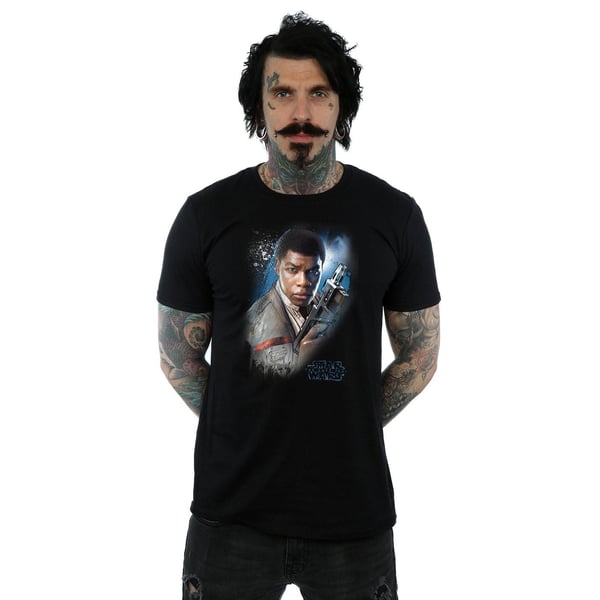 Star Wars Mens The Last Jedi Finn Brushed T-Shirt